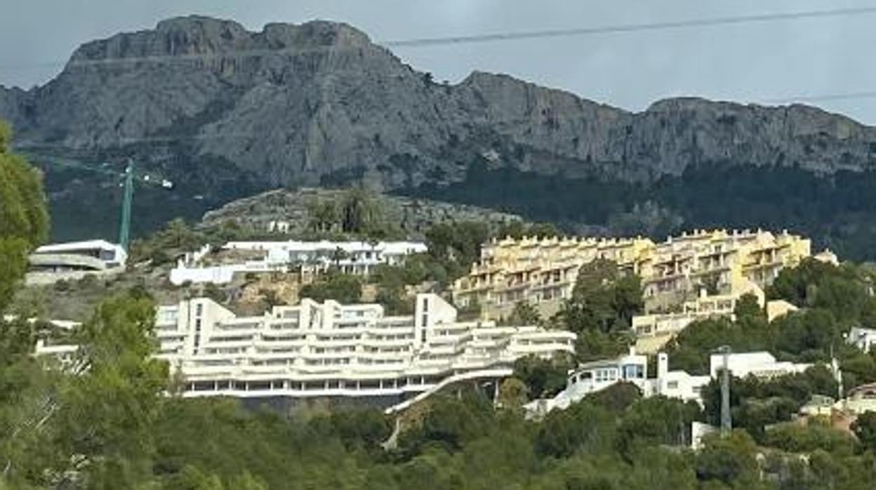 Viviendas de una urbanización en Altea