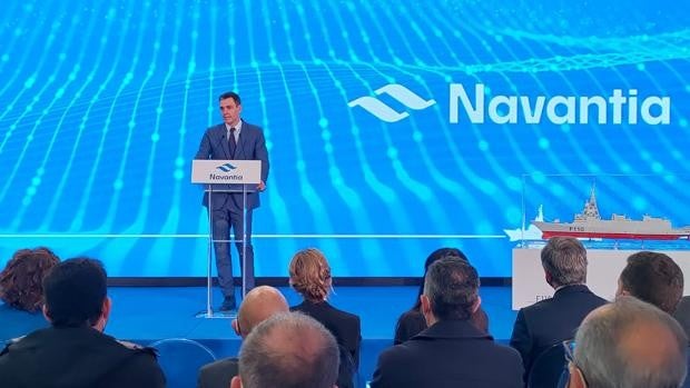 Sánchez ve asegurado el futuro de Navantia Ferrol con el inicio de las F-110