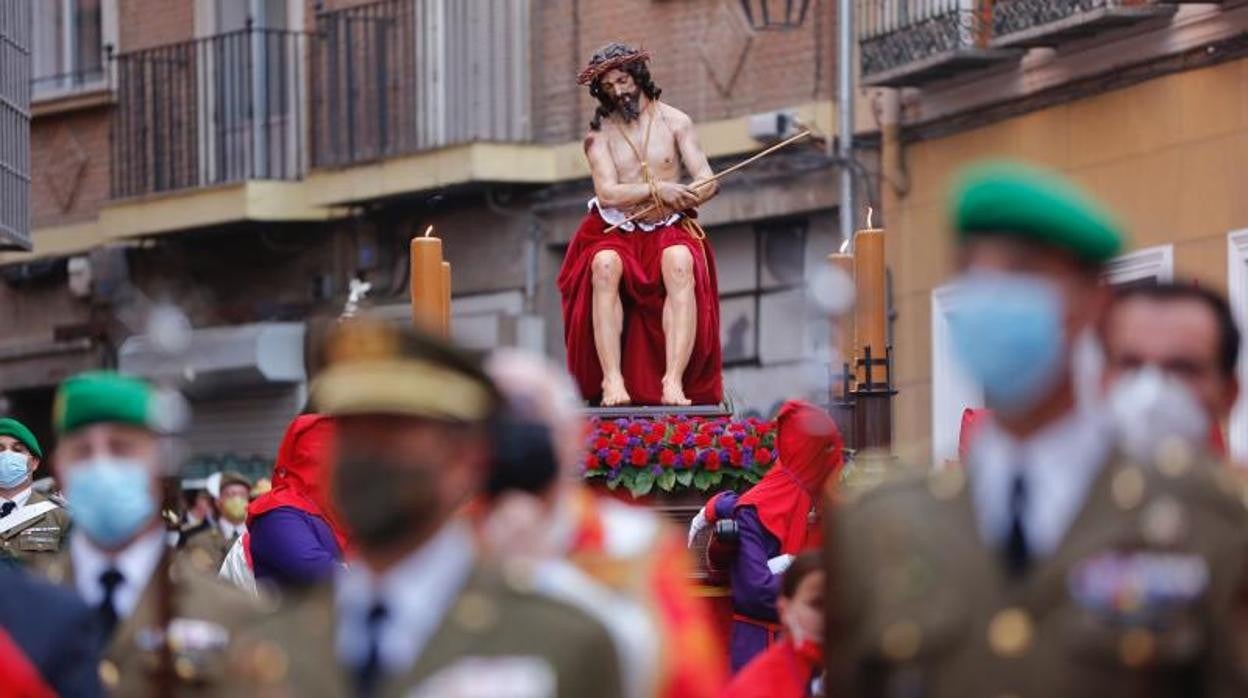 Salida del Cristo de la Misión en Valladolid