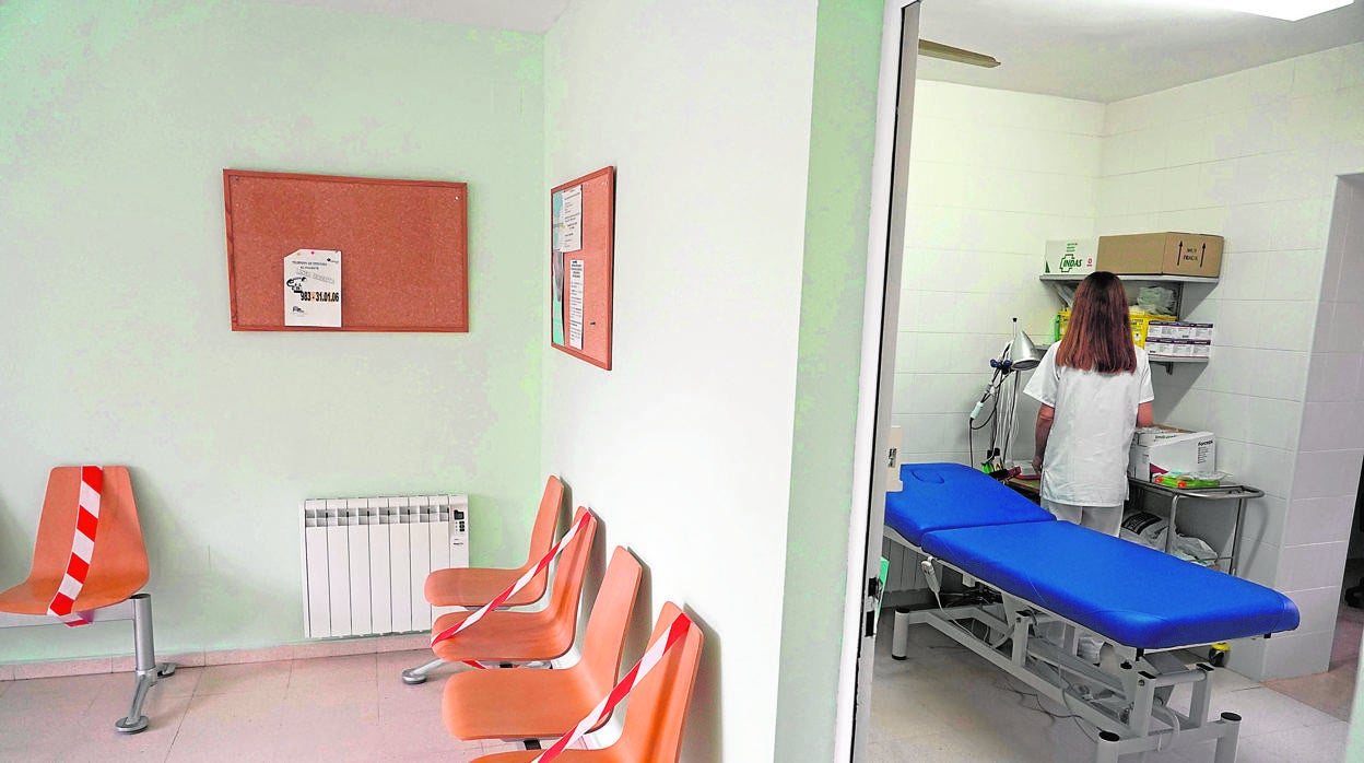 Sala de espera del consultorio médico de Boadilla del Campo