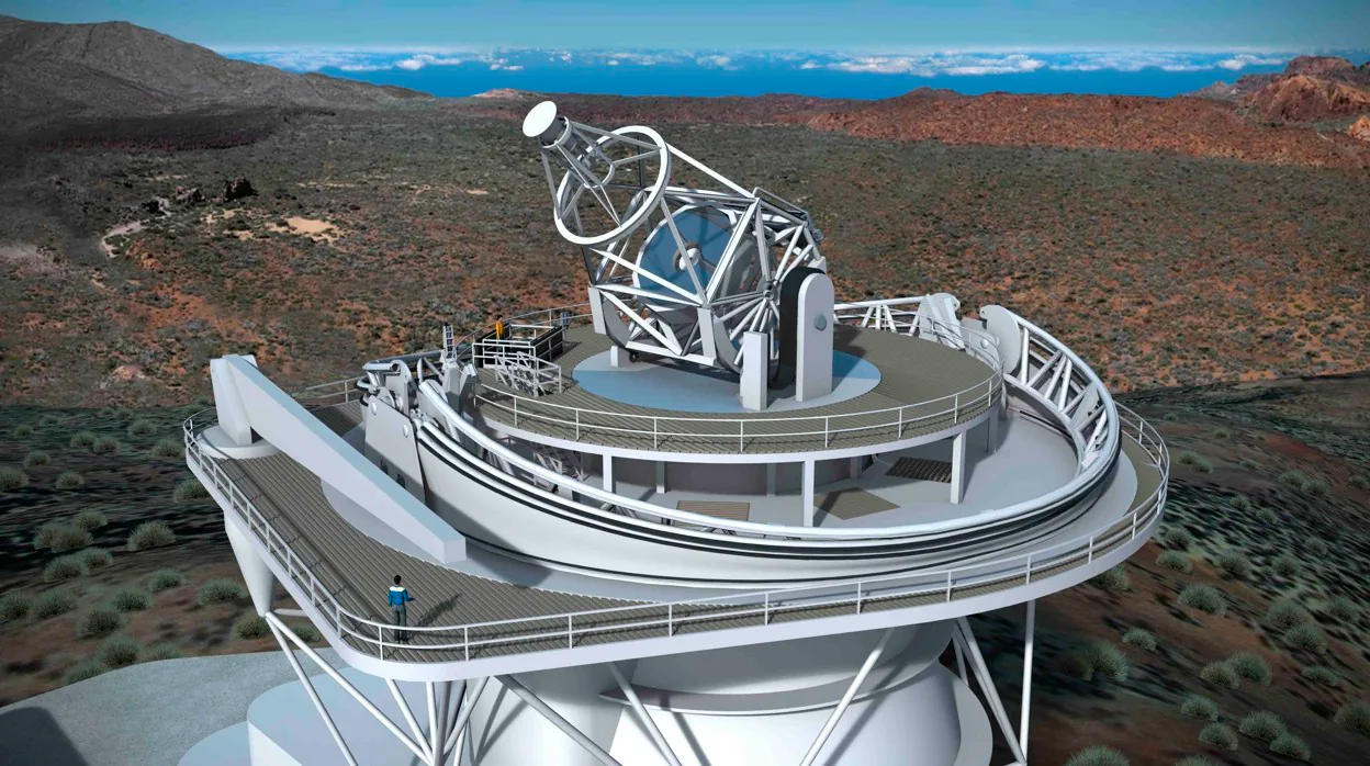 Proyecto del Telescopio Solar Europeo (EST) que se construirá en La Palma