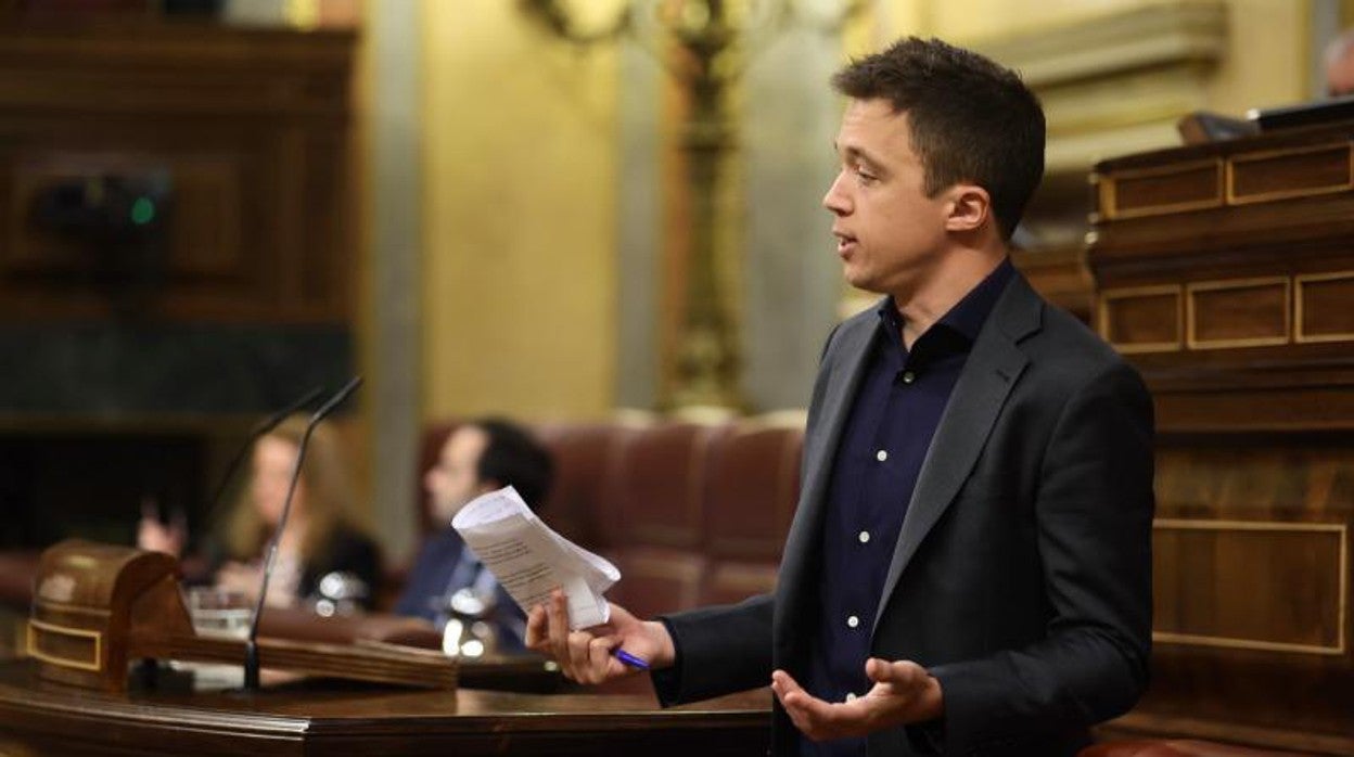 Íñigo Errejón, en el Congreso