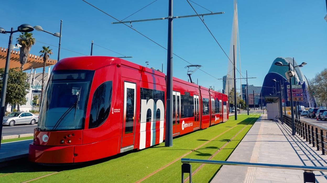 Imagen de archivo de una de las paradas de la nueva Línea 10 de Metrovalencia