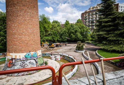 La reforma del parque de la Chimenea, en Arganzuela, ya ha comenzado
