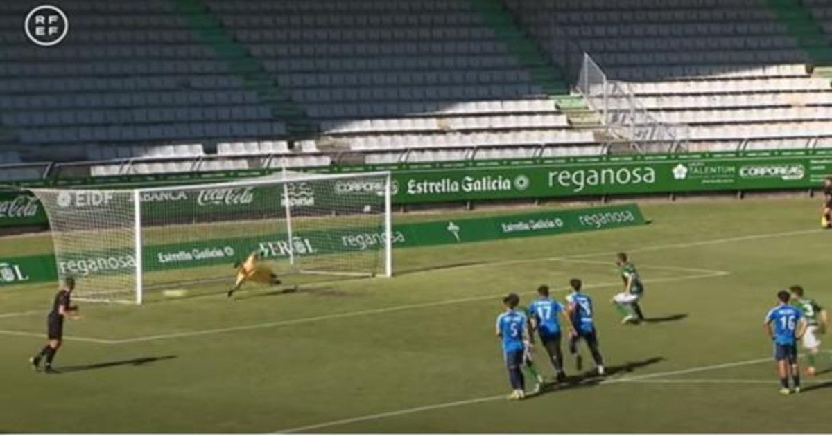 El únigo gol del partido llegó desde el punto de penalti