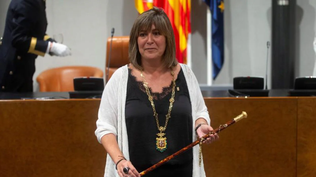 Núria Marín, en la toma de posesión como presidenta de la Diputación de Barcelona