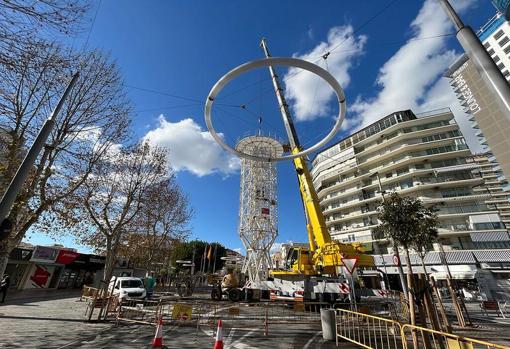 Instalación del tecnohito de Benidorm