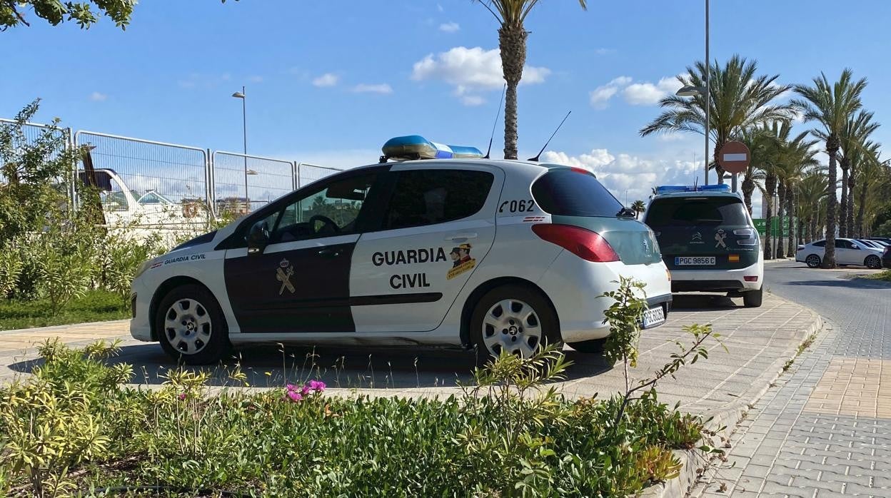 Imagen de archivo de vehículos de la Guardia Civil