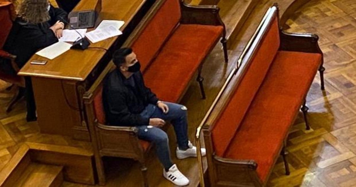 El asesino de su expareja en Vic, durante el juicio en la Audiencia de Barcelona