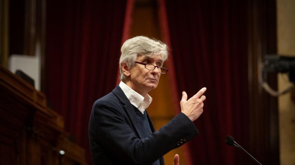 Josep Maria Argimon en el Parlament de Catalunya