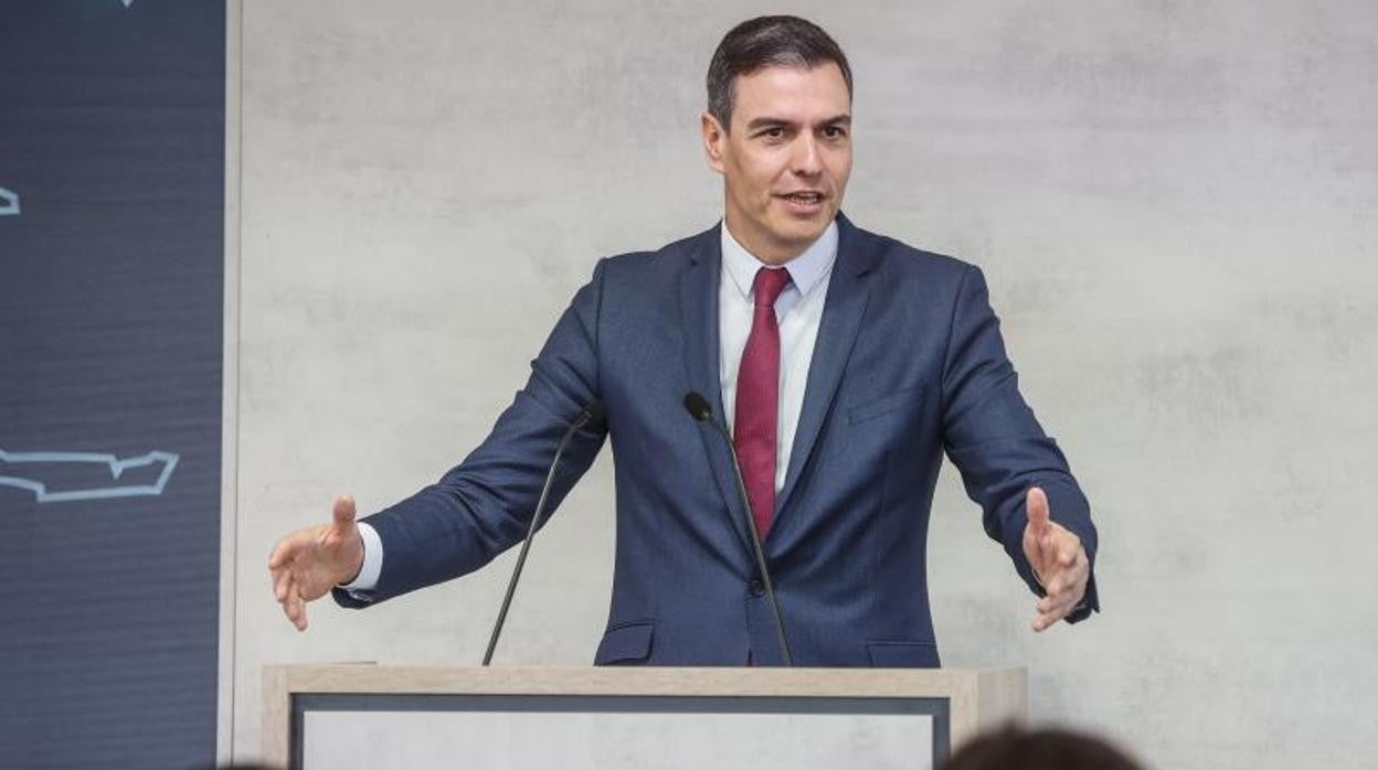 Imagen del presidente del Gobierno Pedro Sánchez