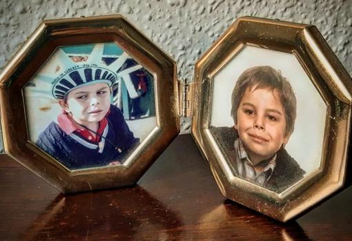 Jimmy Barnatán, en dos imágenes captadas durante su infancia