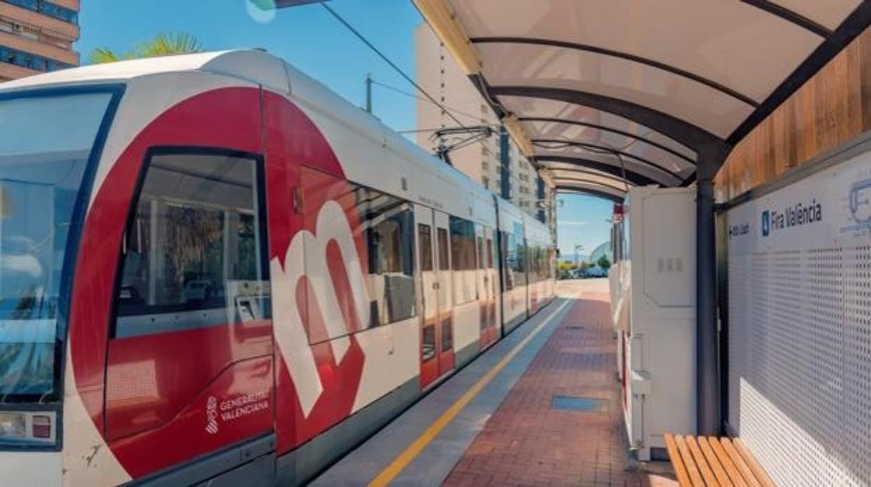 Imagen de recurso de un tranvía del Metro de Valencia