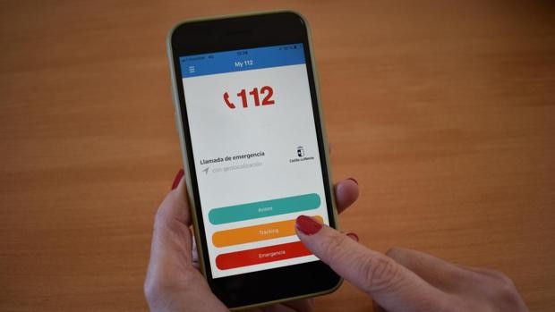 El 112 estrena nueva función en su app para localizar a personas