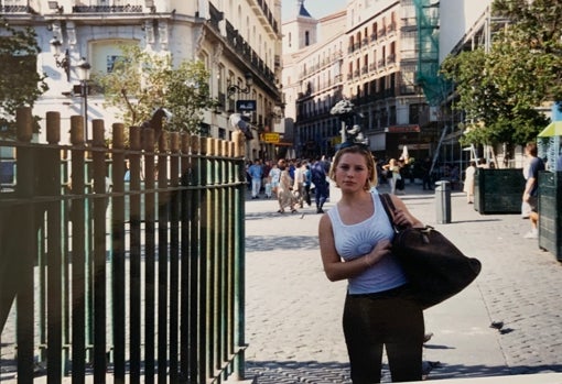 La cantante en Sol, el primer día que probó suerte en Madrid