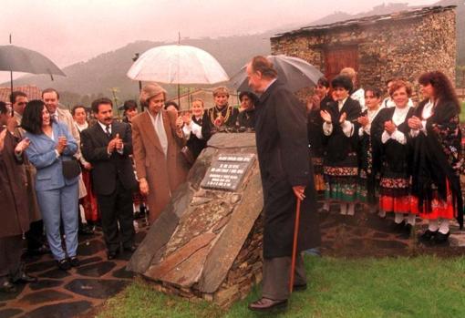 Don Juan Carlos y Doña Sofía visitaron Las Hurdes en 1998