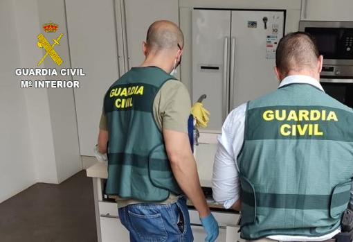 El olor a marihuana lleva a la Guardia Civil hasta un chalet de Valencia con más de doscientas plantas