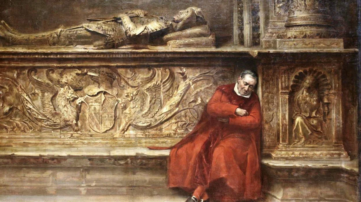 Los dos sueños, de Matías Moreno González (Museo del Prado), cuadro que reproduce la reedición de 'La catedral'