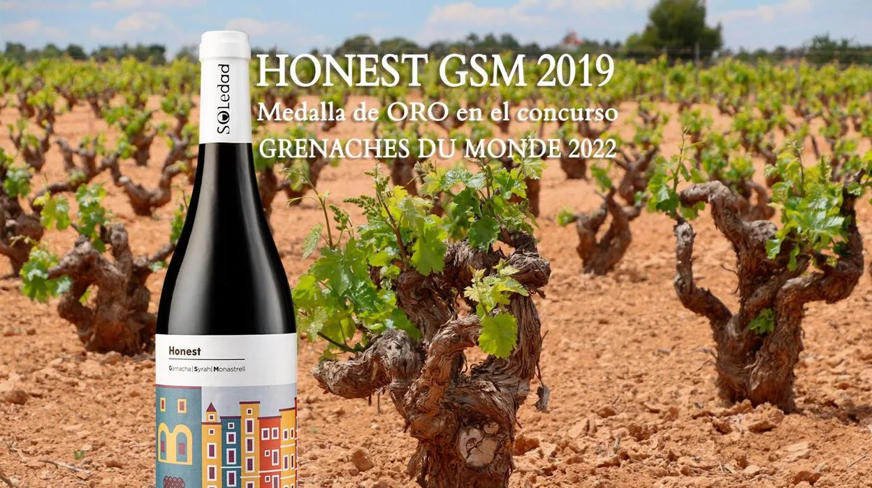 Vino Honest GSM 2019, medalla de oro en el concurso 'Grenaches de Monde'