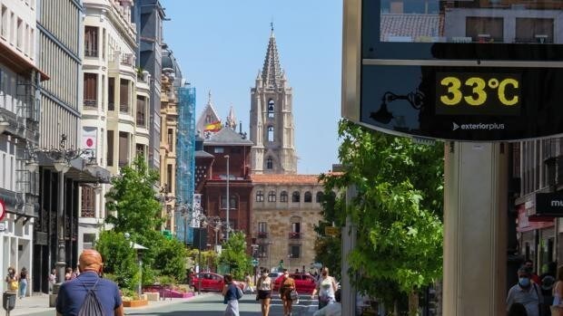 León, entre las ocho provincias de España en riesgo por calor