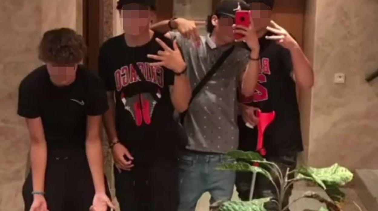 Los cuatro presuntos asesinos