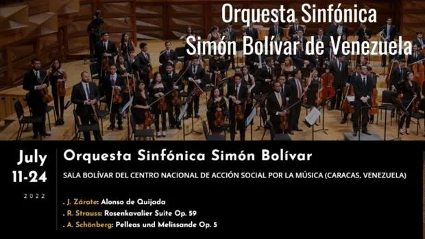 La Orquesta Sinfónica 'Simón Bolívar' interpretará el 'Alonso de Quijada' de José Zárate