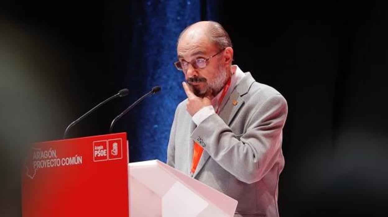 Javier Lambán, presidente de Aragón y líder regional del PSOE