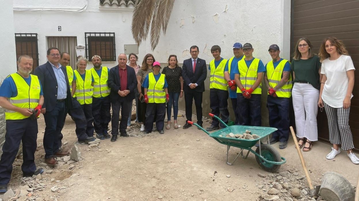 Úbeda y Martín Alcántara han visitado las primeras actuaciones del alumnado