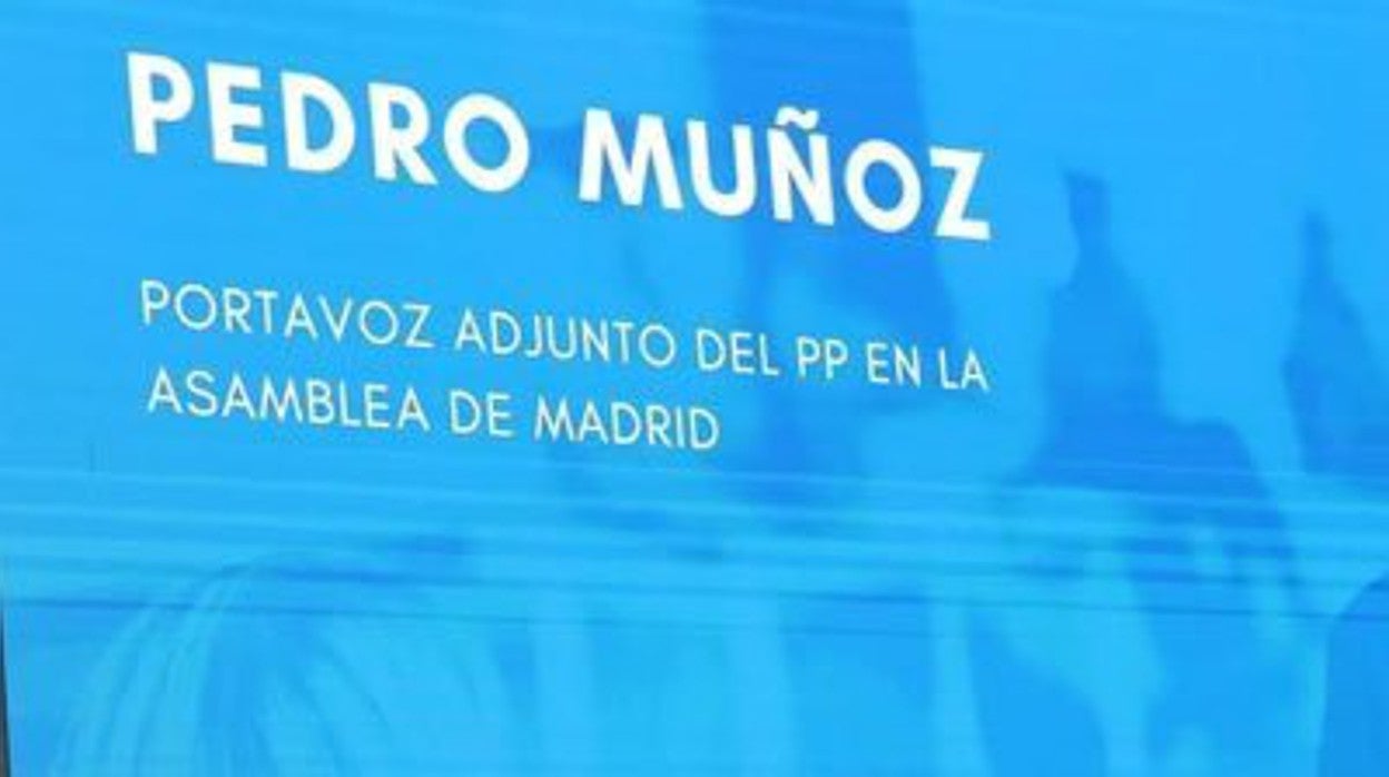 El nuevo portavoz del Grupo Popular en la Asamblea de Madrid, Pedro Muñoz Abrines