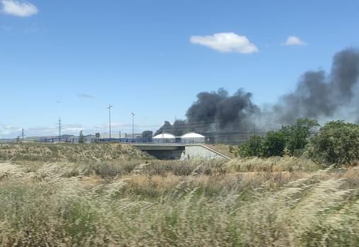 Imagen de la planta de biodiésel que ha explotado en Calahorra (La Rioja)