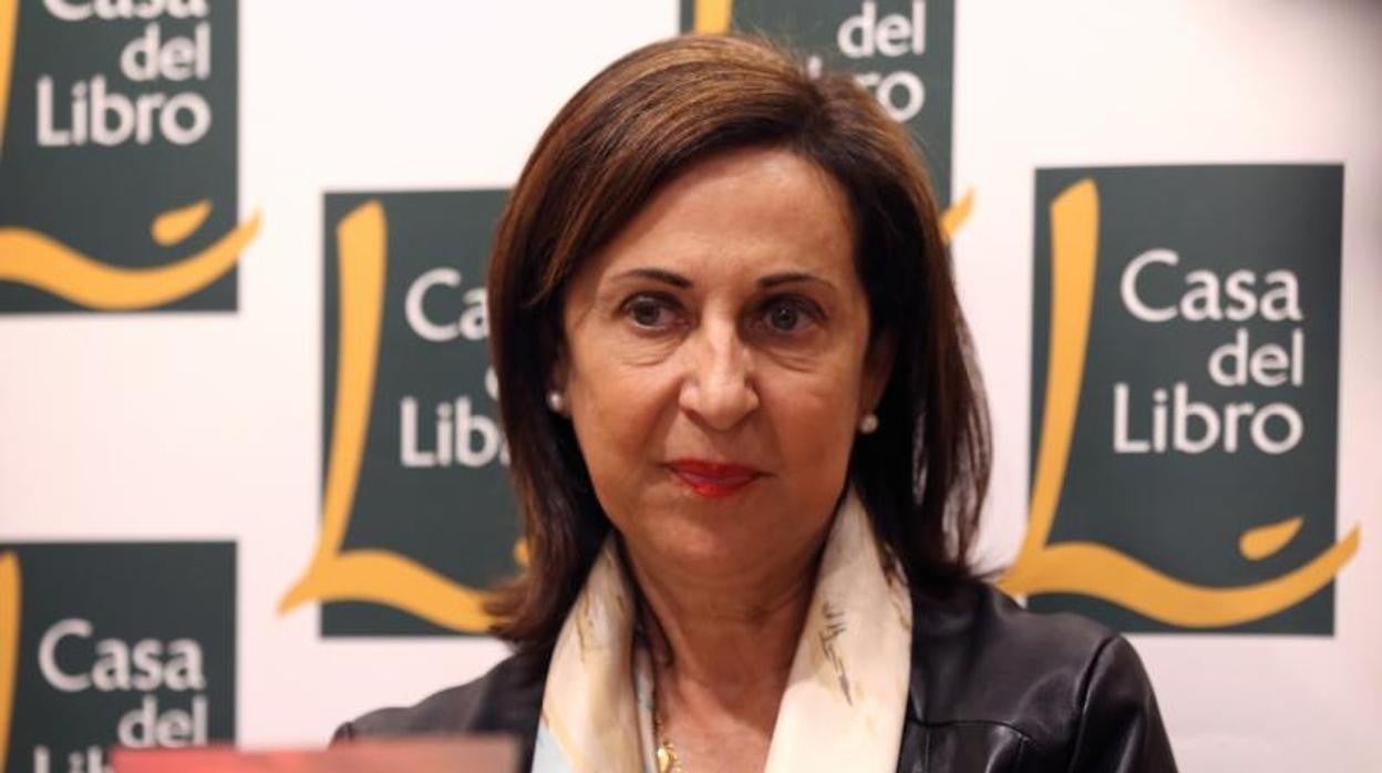 La ministra de Defensa, Margarita Robles en un acto de presentación del libro ‘Kabul. Huir para vivir’