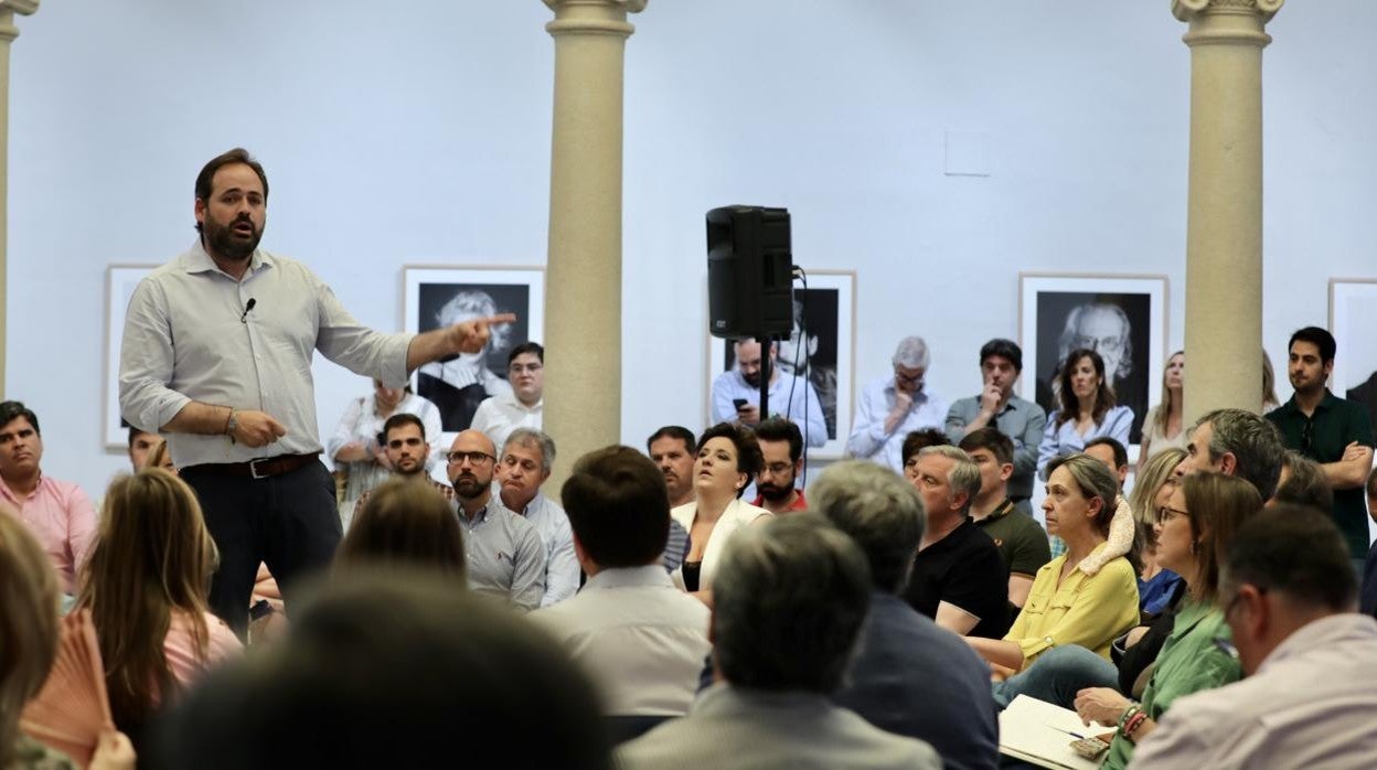 Paco Núñez presidió ayer la Junta Directiva Autonómica del PP en la ciudad de Albacete