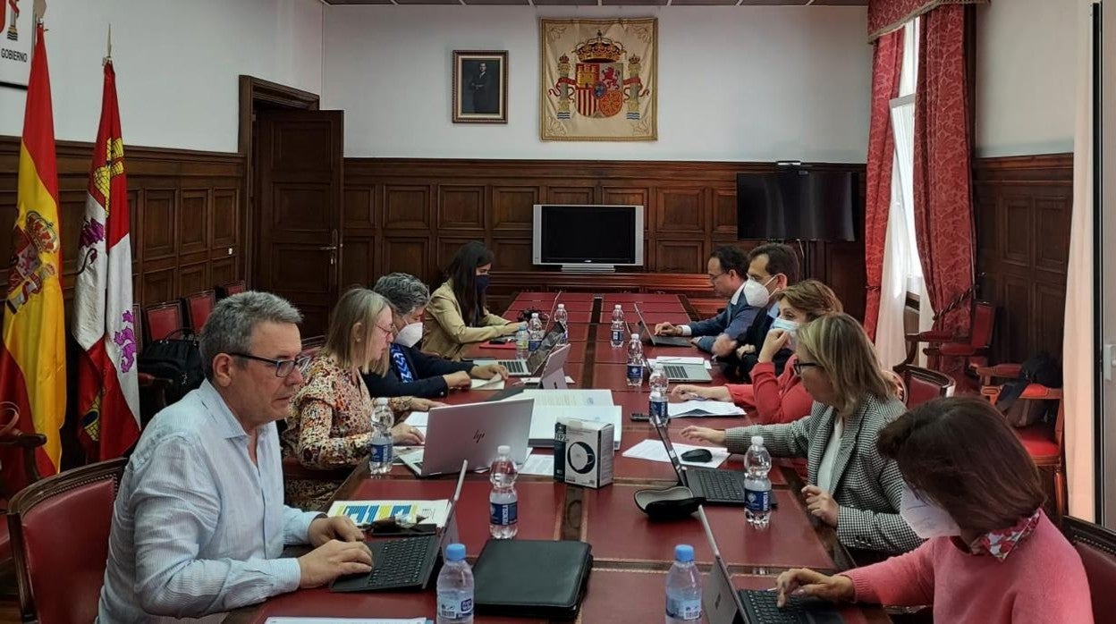 Reunión del Consejo de Administración de Acuaes celebrada este martes en Soria