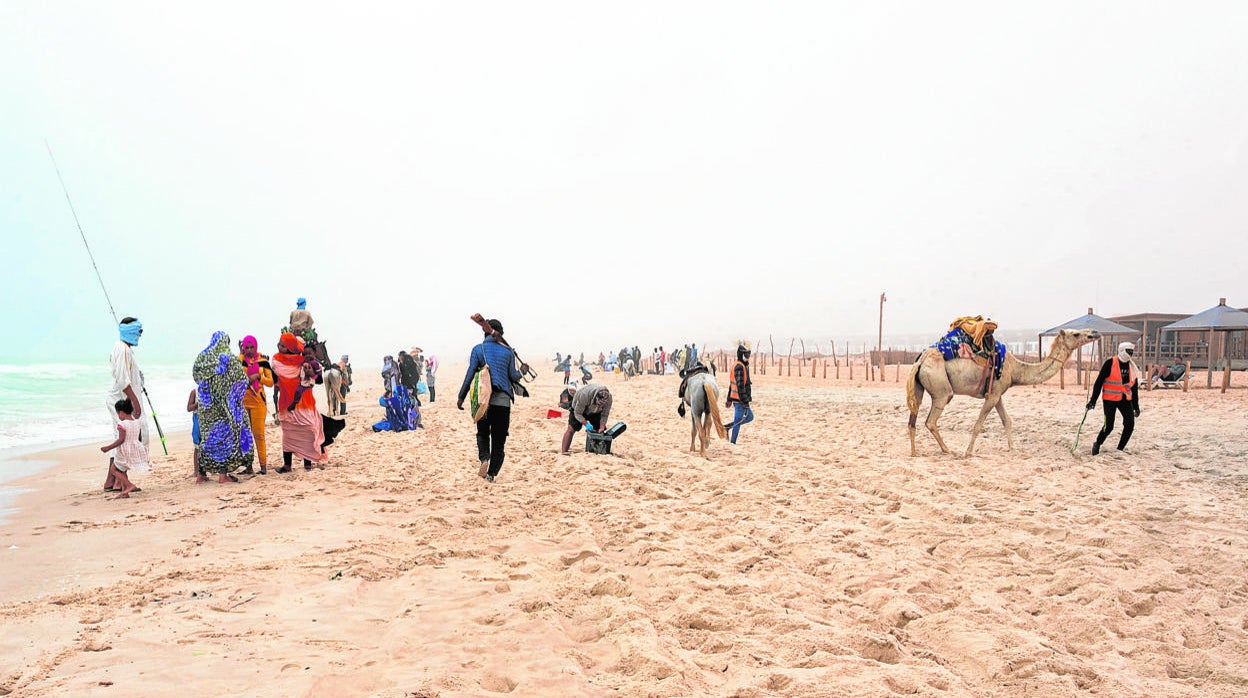 Una playa de Nuakchott, la capital de Mauritania