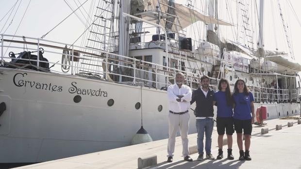 El buque-escuela Cervantes Saavedra y la Fundación Oceanogràfic presentan la III Travesía Planeta Azul