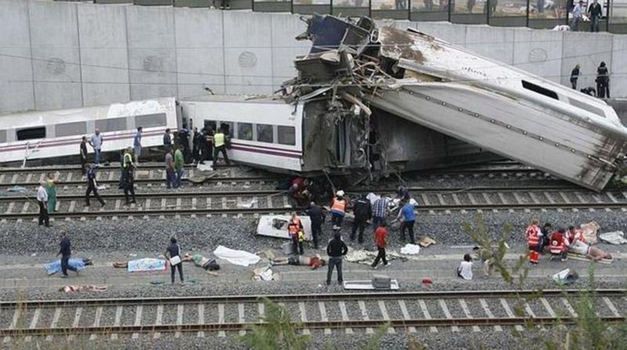 Imagen del accidente, ocurrido en 2013