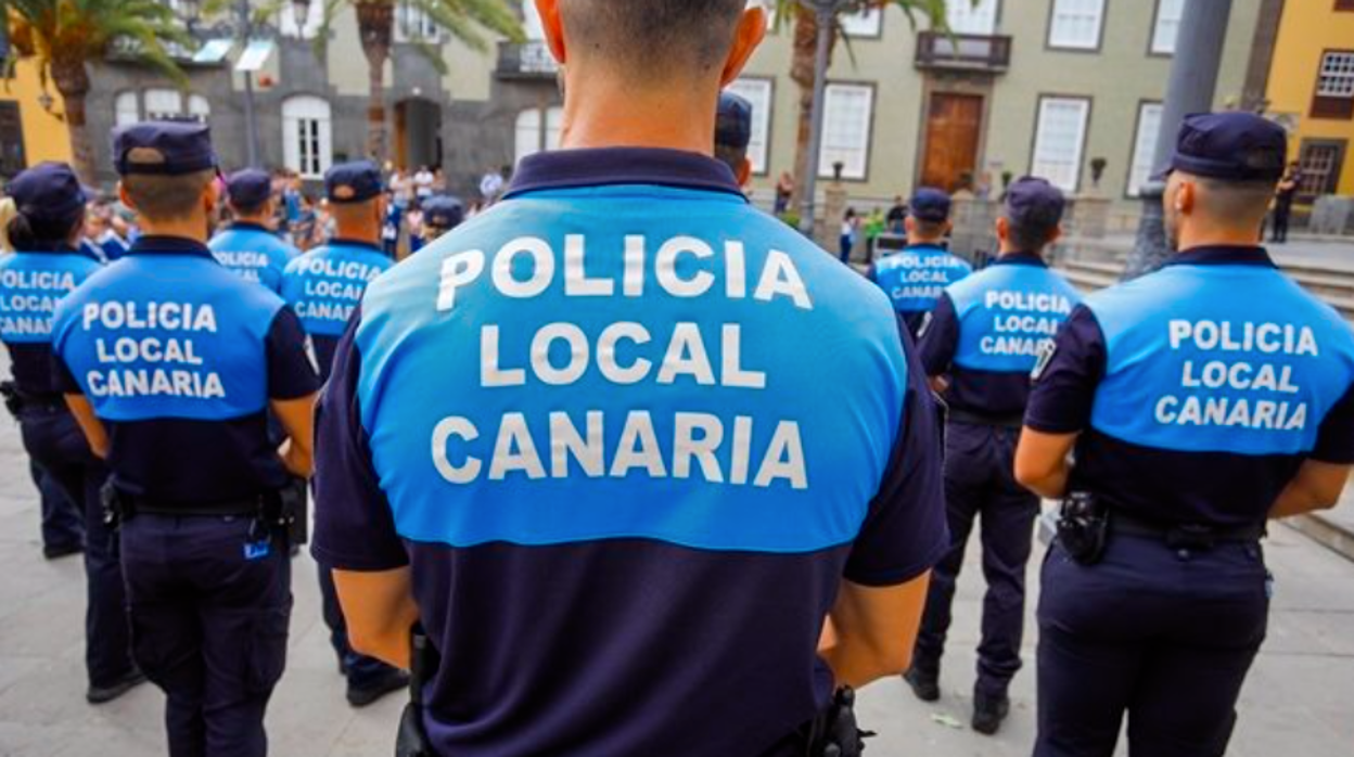 Agentes de la Policía Local en foto de archivo