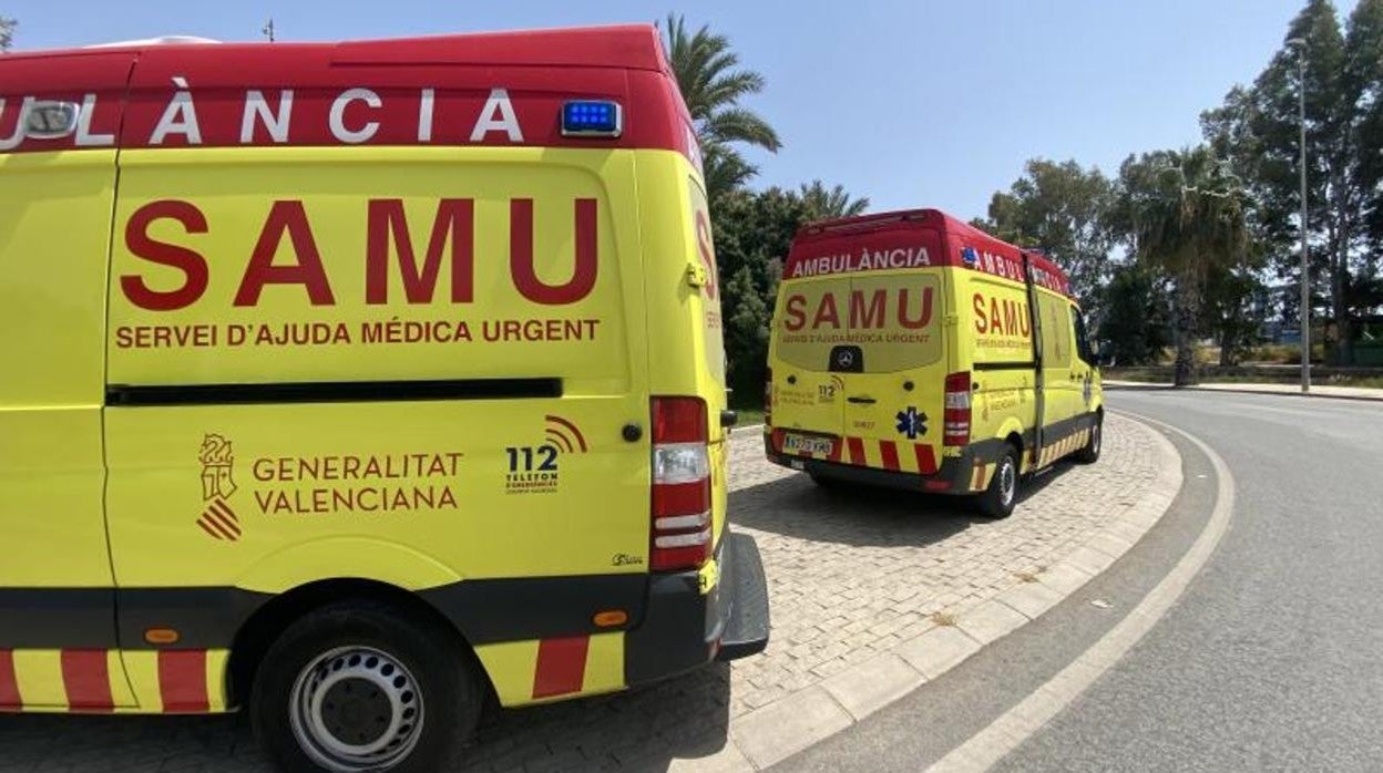 Ambulancias del SAMU en una imagen de archivo