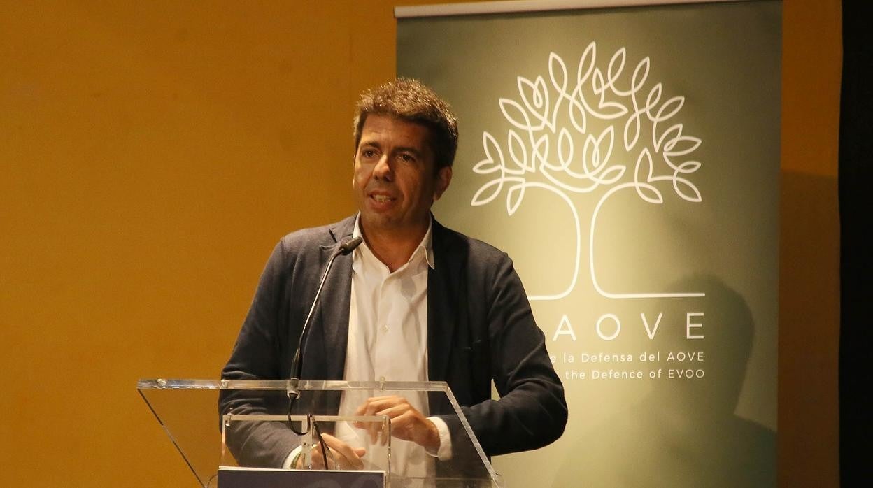 El presidente de la Diputación de Alicante, Carlos Mazón, en la clausura del evento en Alicante