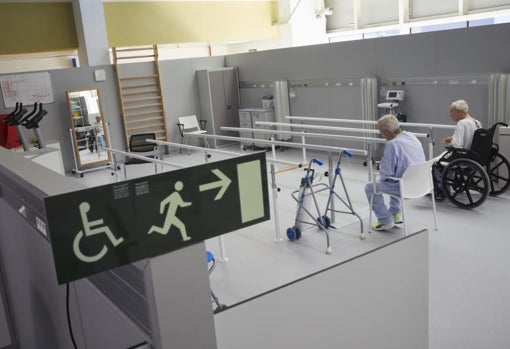 Zona de rehabilitación y fisioterapia