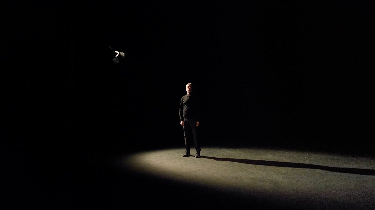 El actor, durante una escena de la obra