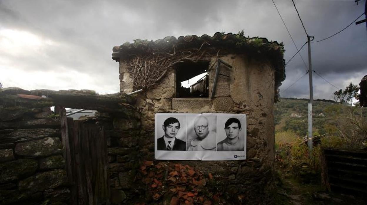 Exposición organizada en la aldea deshabitada de Bexán, O Saviñao, con fotos de los antiguos moradores