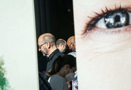 Imagen de Francis Puig tonada en la Ciudad de la Justicia de Valencia