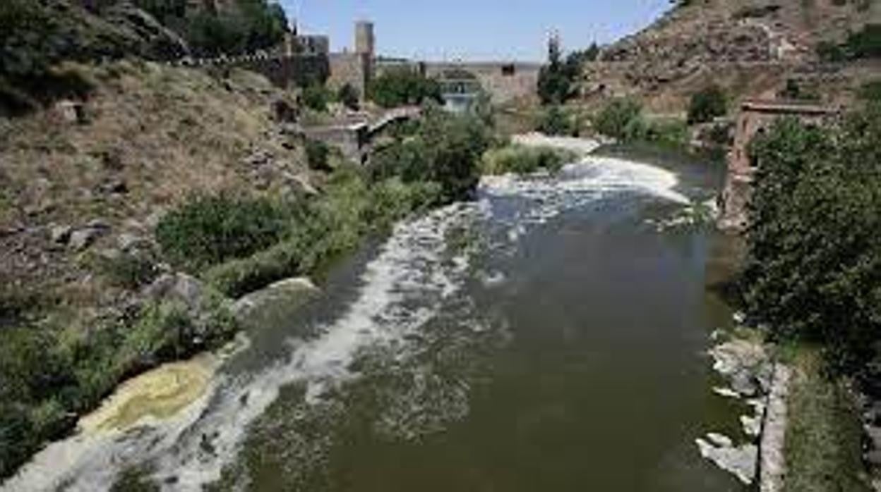 El río Tajo, a su paso por Toledo