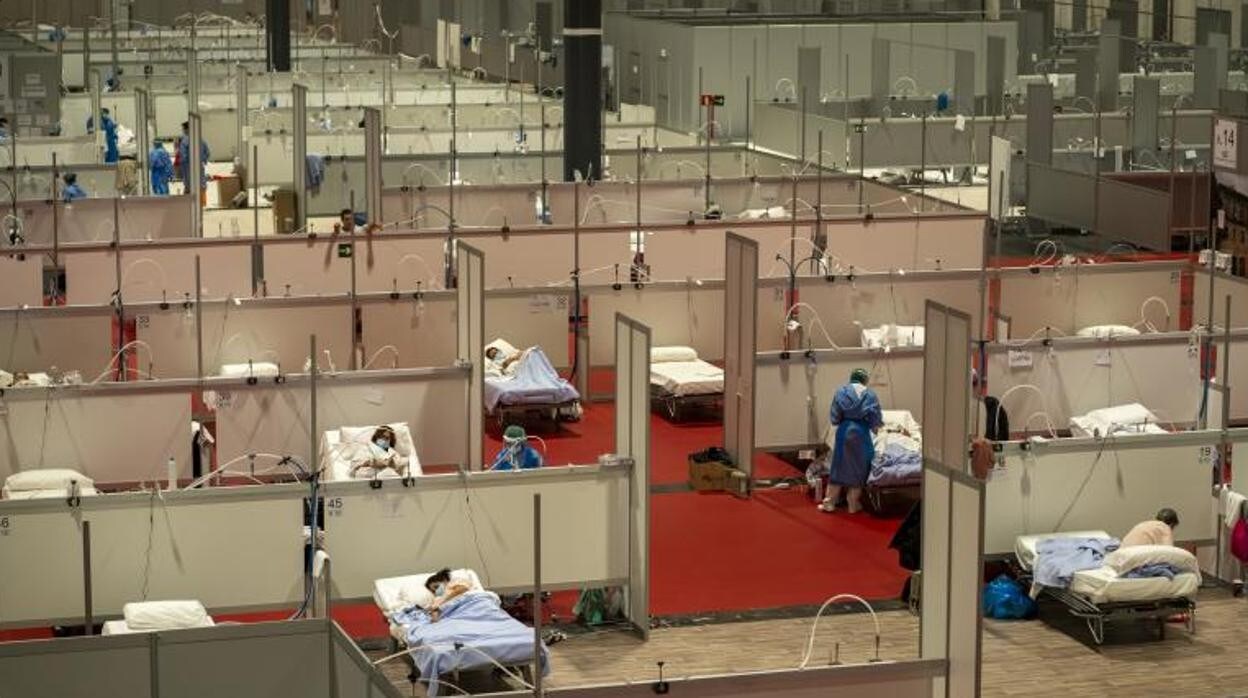 Ifema albergó un hospital provisional en los peores momentos de la pandemia