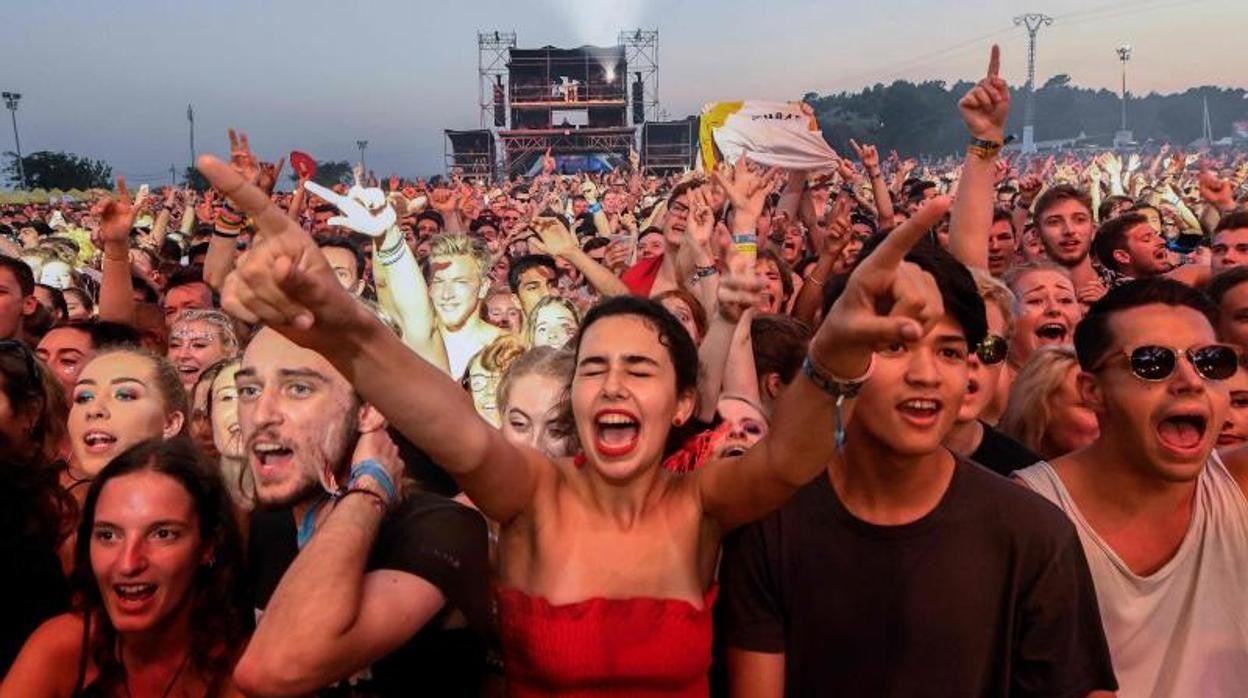 Imagen de archivo en un concierto del Festival Internacional de Benicàssim (Castellón)