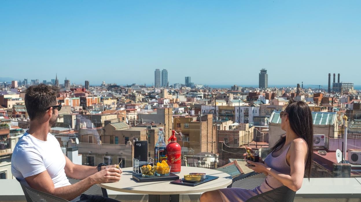 Terraza del InterContinental de Barcelona