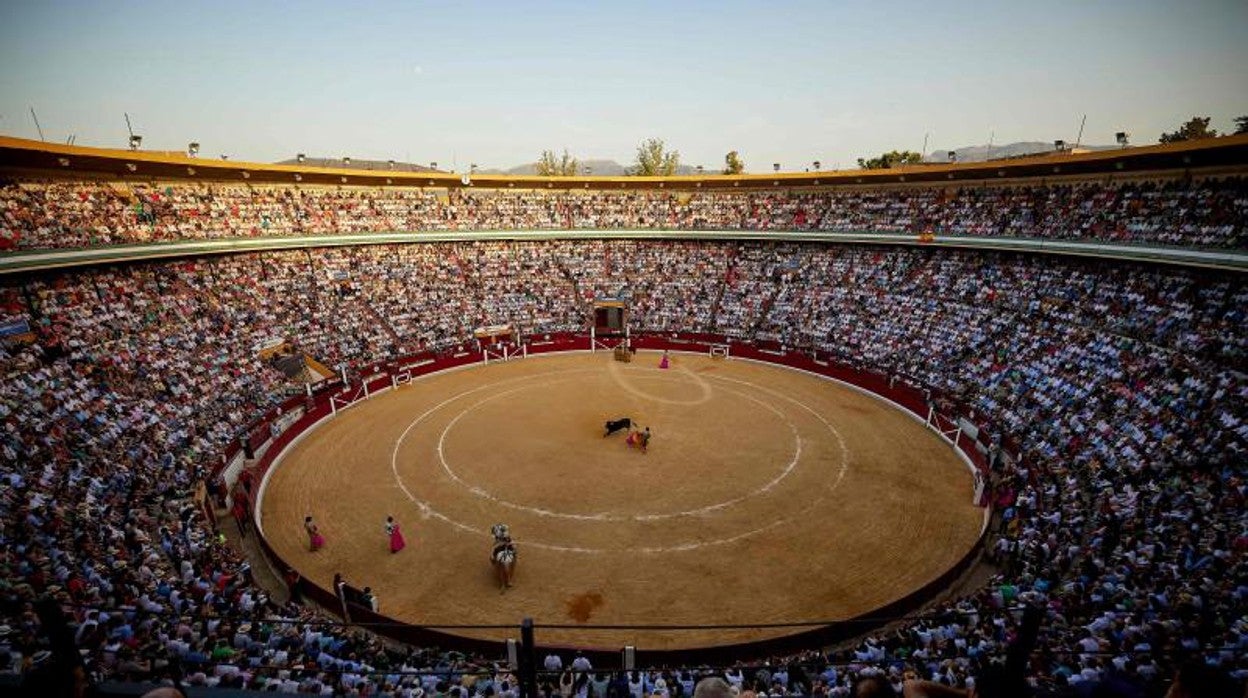 Un instante de la jornada taurina el domingo en Jaén