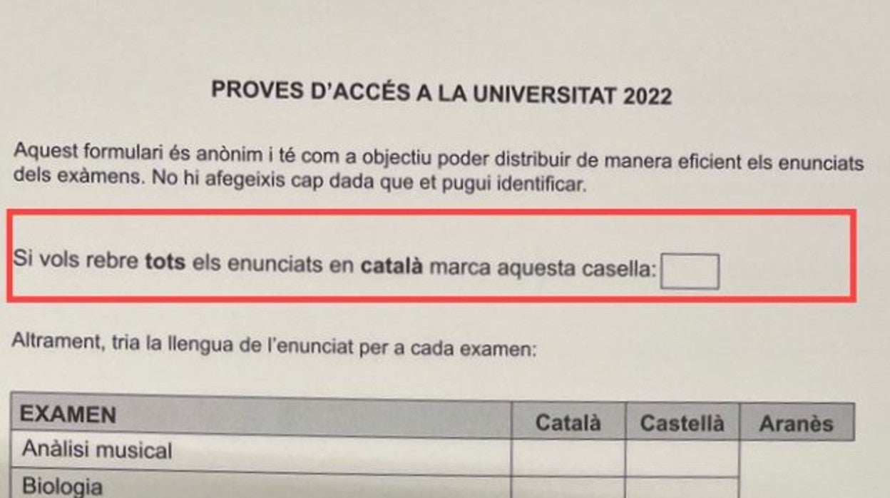 La Generalitat induce a los alumnos a que usen el catal n en la