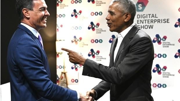 Pedro Sánchez, a la caza del apretón de manos con Barack Obama en Málaga a cinco días del 19-J